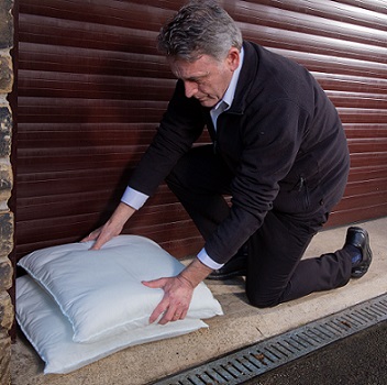 FloodSax are ideal flood protection both inside and outside homes and businesses
