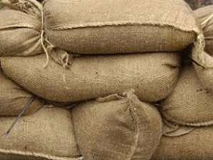 Traditional sandbags don't tend to stack well