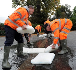 Many councils now prefer FloodSax alternative sandbags to traditional sandbags