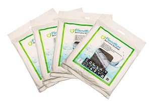 FloodSax are easy to store in these handy-sized  vacuum-wrapped packs of 5